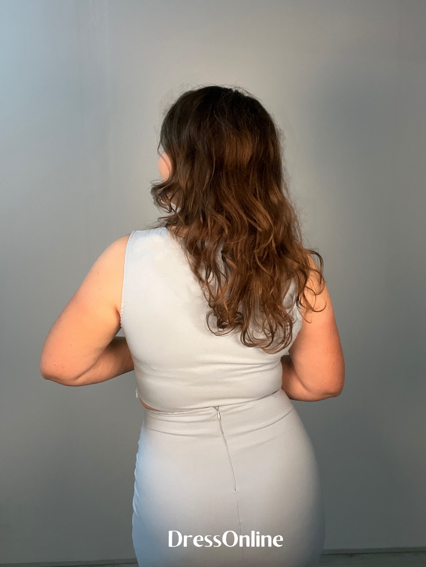 π¦ Betoverend Lichtblauw - Tweedelige Galajurk (Maat S) π¦