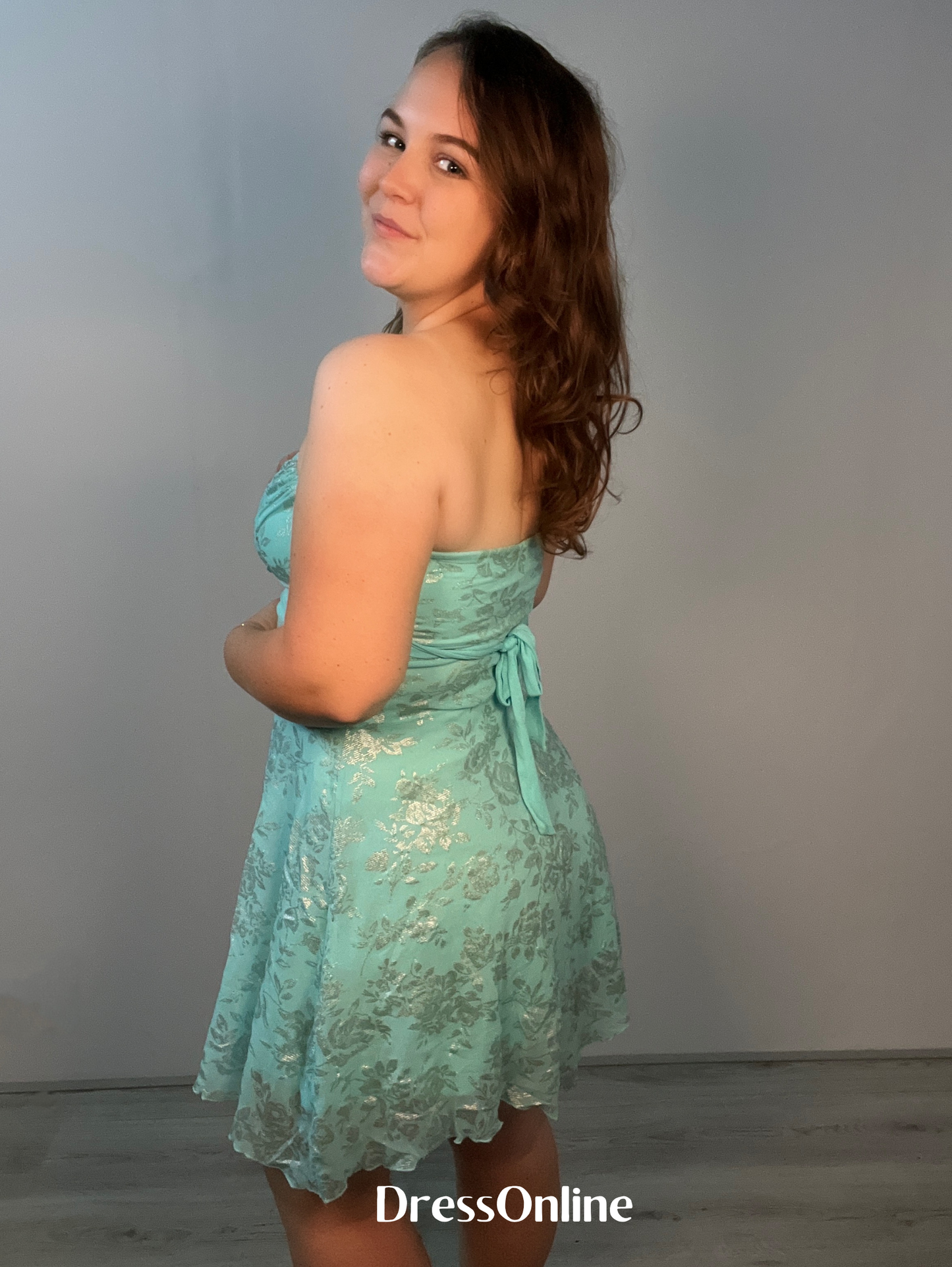 β¨ Betoverend Mintgroen - Strapless Cocktailjurk (Maat S) β¨