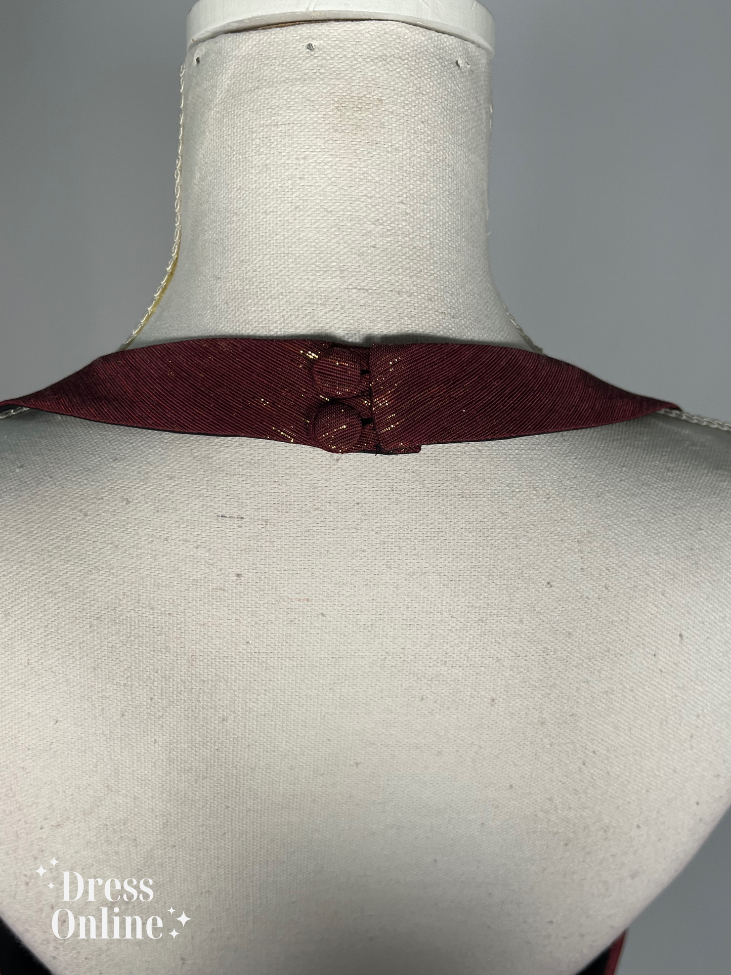 Dieprode Shimmer Galajurk Maat XL - 245