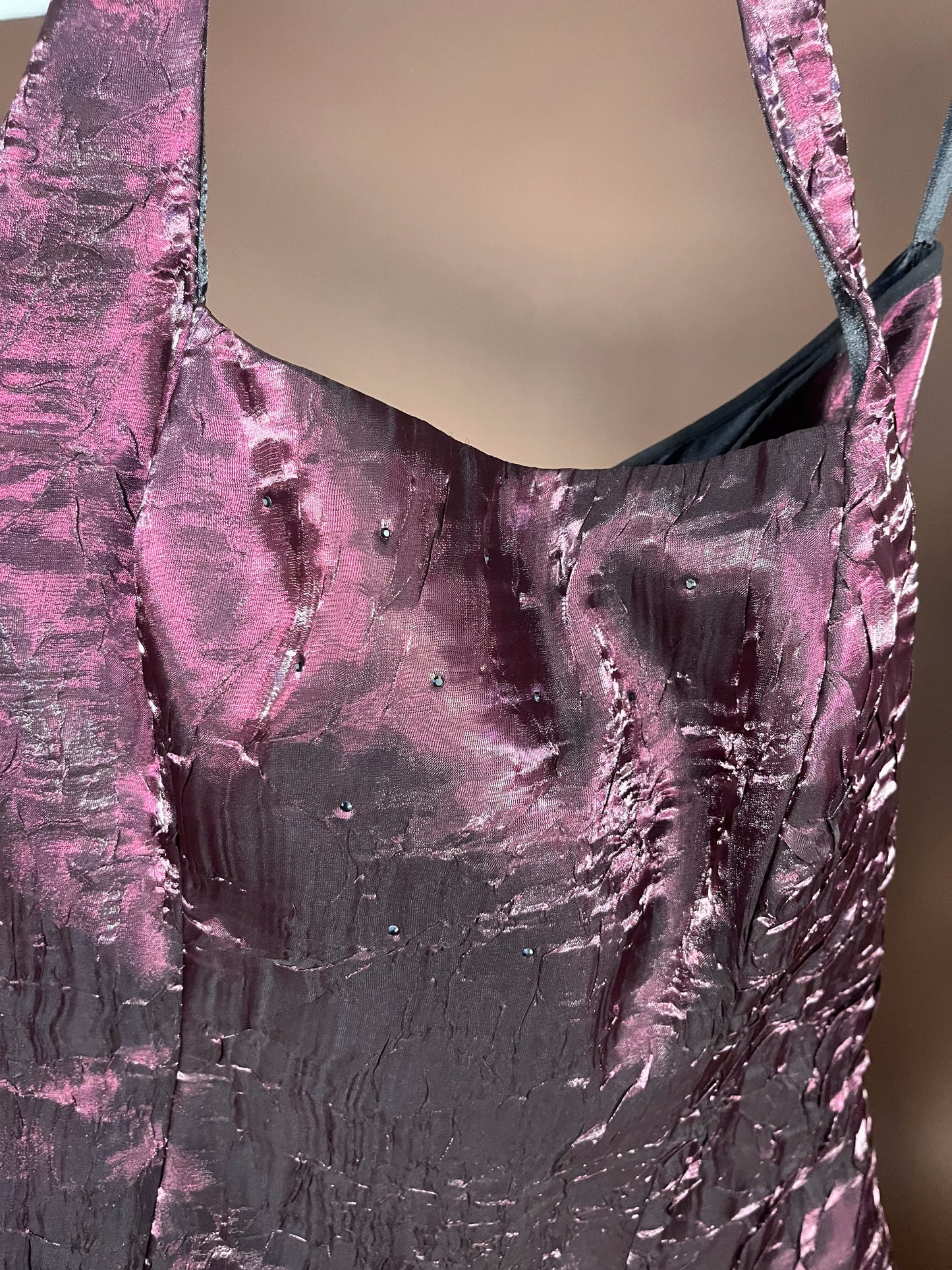 046 Glamoureuze Metallic Set met Crop Top – Special Moments Collection