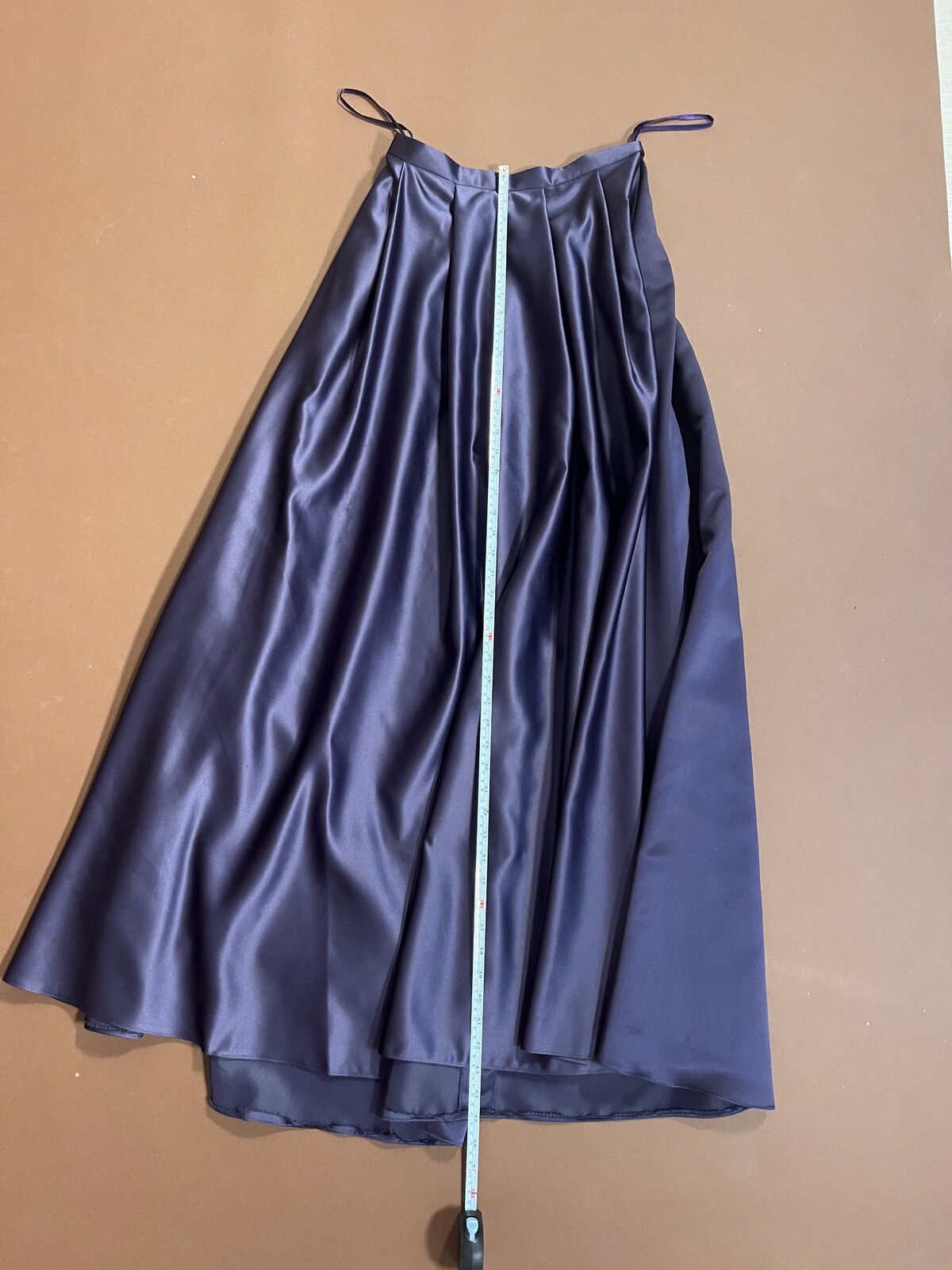 010 Paarse Gala-set met Korset Top en Satijnen Rok