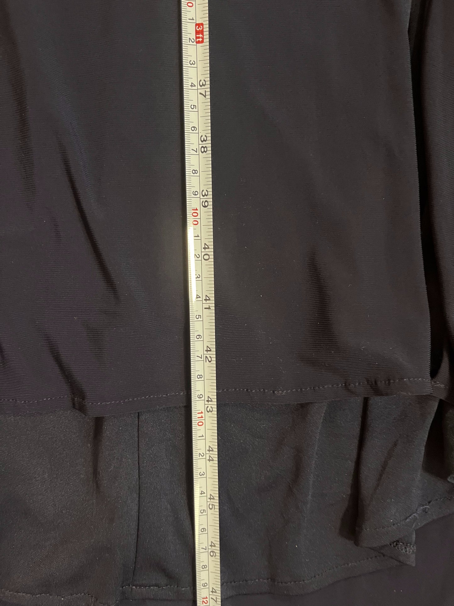 012 Marineblauwe Galajurk met Gouden Kant en Split – Jump Apparel