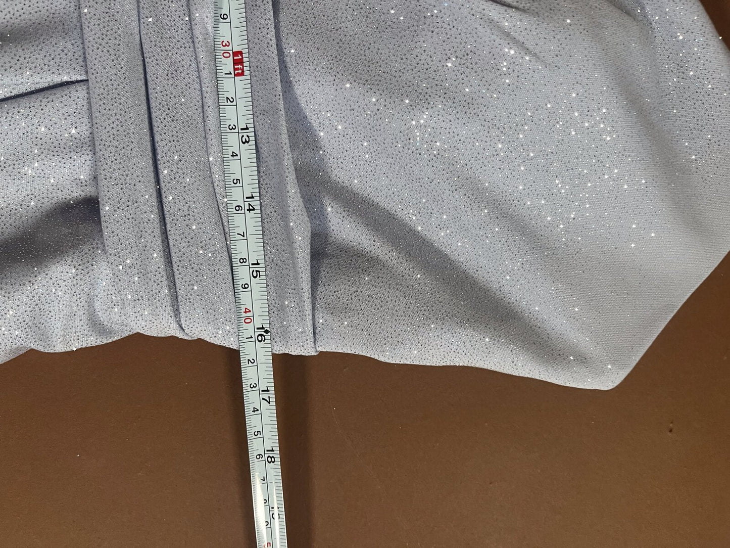 052 Zilvergrijze Glitter Maxi-jurk – Jake's Cocktail
